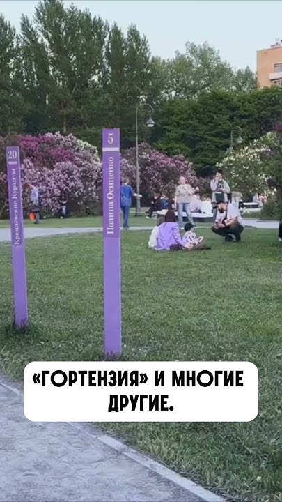 Сиреневый сад в Москве - YouTube