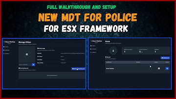 Free | ESX Framework | New MDT For Police | Installation And Setup | Basic Feature | 2024