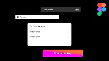 Prototyping a 21-Feature App in Figma: Creating backups (+Source File 🔗)