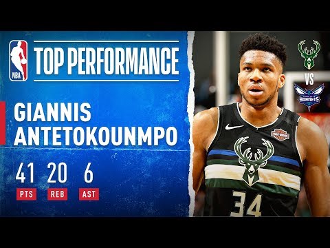 First Career 40-20 Game for Giannis!