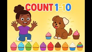 Lets Count Cupcakes To 10 With Katemillan & Sunny Fun Learning For Kids
