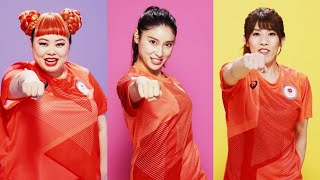 渡辺直美＆土屋太鳳、キレキレダンスでオリンピック日本代表選手団を応援！　「REDエール」応援ムービー