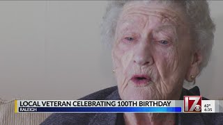 Raleigh native, 1st female member of American Legion celebrates 100th birthday