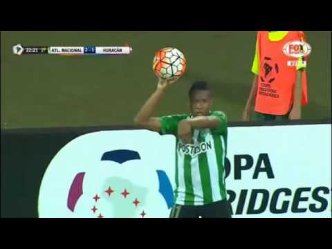 Atlético Nacional COL 4 X 2 Huracán ARG Gols da Libertadores da América 03/05/2016