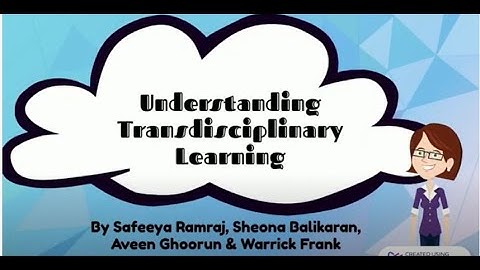 Understanding Transdisciplinary Learning