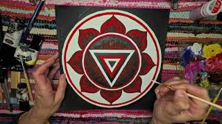 Drawing Kali Yantra from Start to Finish | Mesmerizing Timelapse Art