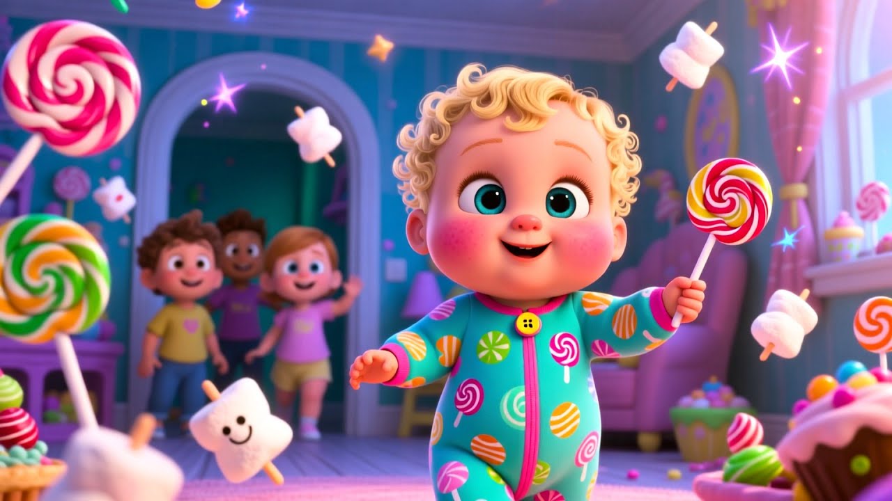 Baby Candy Counting Joy 🍬🎶 Fun Counting Song for Kids to Learn Numbers and Colors