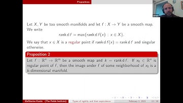 Lecture 5 - Graduate Course on Combinatorial and Geometric Rigidity