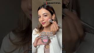 How To Apply Blush To Enhance Your Facial Structure | Makeup Hacks | Be Beautiful #Shorts screenshot 4