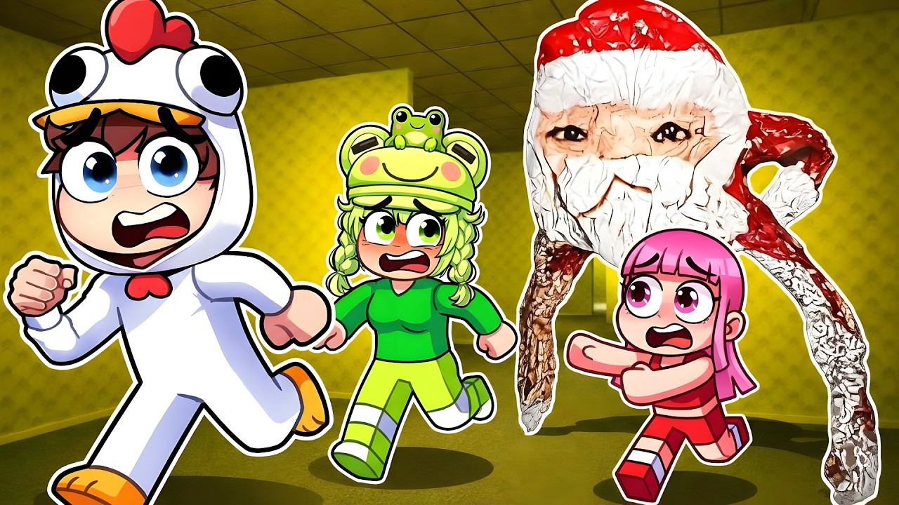 Échappez à GOO GOO GAGA des BACKROOMS sur Roblox avec mes FANGIRLS !