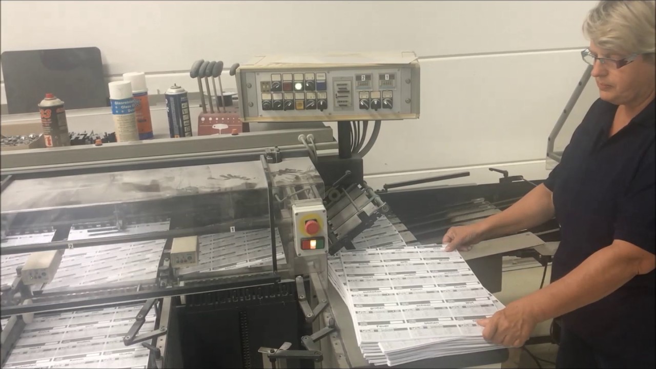 Zusammentragmaschine Laconda 620 B3/GS mit Heftfalzmaschine HF33c Type 91