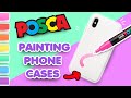 I PAINTED PHONE CASES with POSCA PENS! + GIVEAWAY