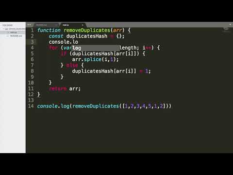 Problem Solver #3: Remove Duplicates