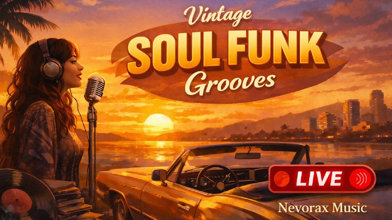 Vintage Soul Funk Grooves | Retro Funky Background Music | Chill & Groove Live