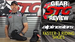 Alpinestars Faster-3 Riding Shoes | Sportbike Track Gear