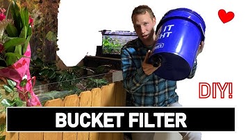 DIY Bucket Filter - Easy Pet Turtle Filtration
