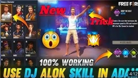 How To Use Dj Alok Ability In Adam || New Trick Ob 32 Update के बाद Adam मे Ability कैसे लगाएं ! #ff