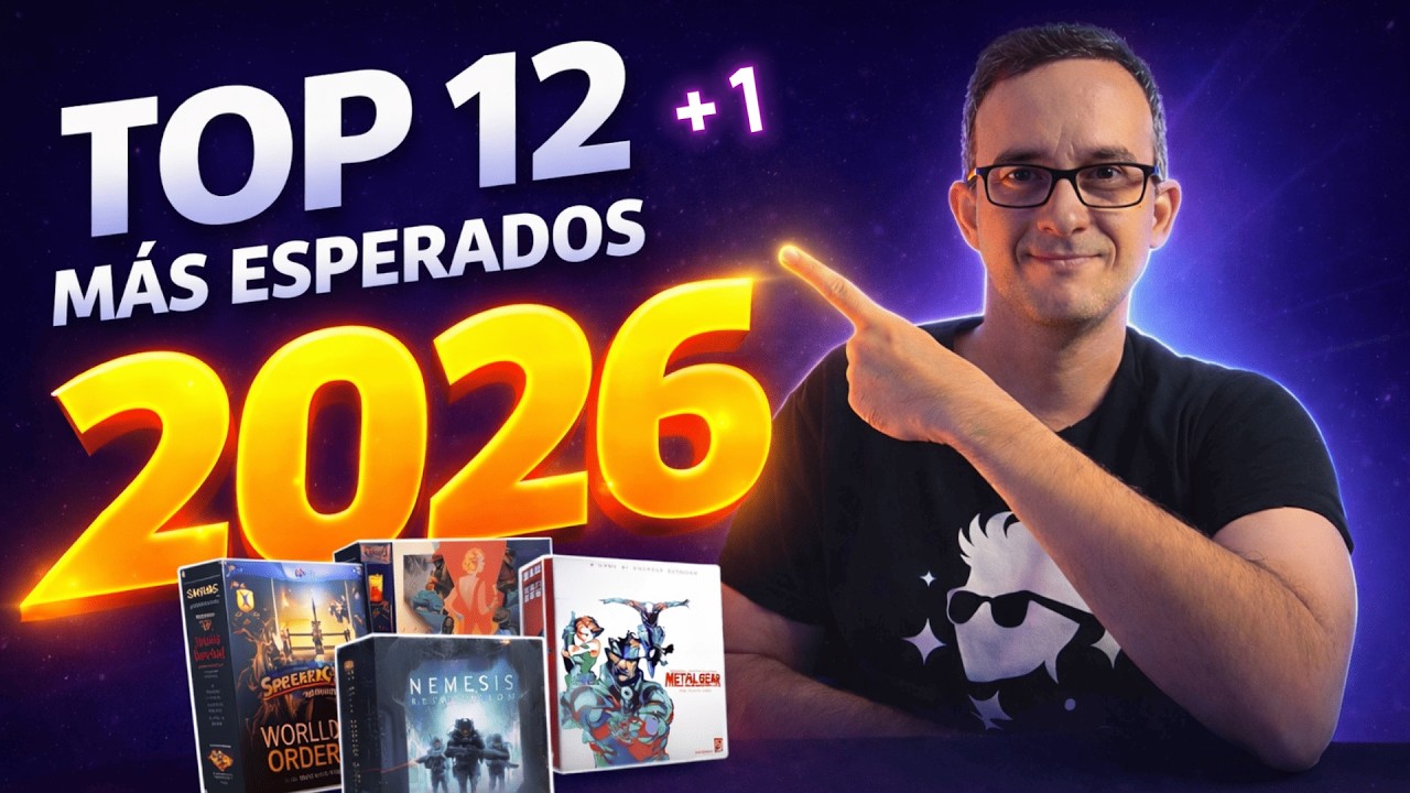 TOP 12 + 1 Juegos de Mesa Más Esperados 2026 - Mis deseados