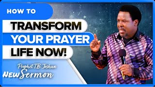 Prophet T.B. Joshua urging Christians emphasizes the essence of effective prayer. #tbjoshualegacy 