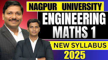 ENGINEERING MATHS 1 SYLLABUS OF NAGPUR UNIVERSITY | FIRST YEAR SEM 1 RTMNU | DINESH SIR ENGINEERING