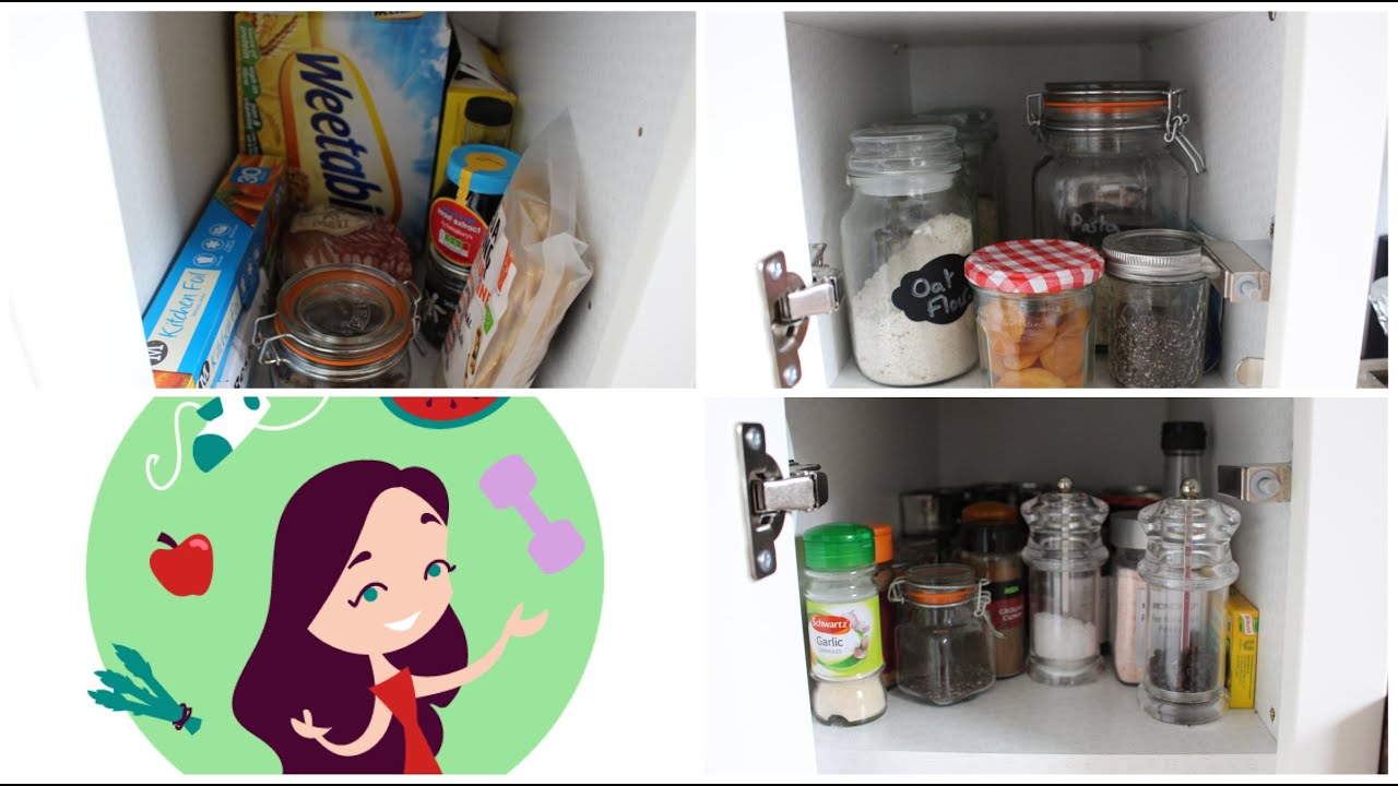 What's in my Food Cupboards! | UK Dietitian Nichola Whitehead - YouTube