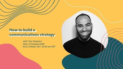 How to build a policy communications strategy, with Tom Hashemi