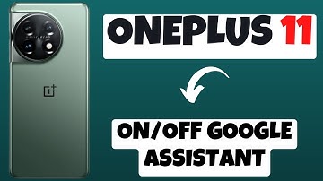 Oneplus 11 How to Disable Google Assistant || Google Assistant