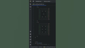 Dice Rolling Simulator #shorts #dicerolling #simulator #programming #python #coding