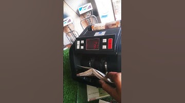 Fake note detect in note counting machine #youtubeshorts #shorts #countingmachine