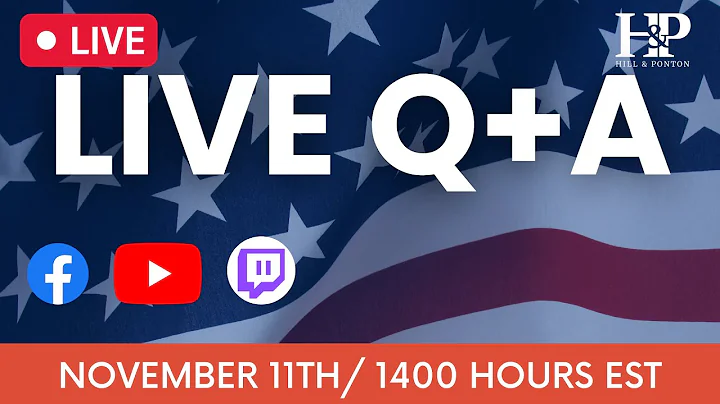 LIVE Q+A with Legal Experts in VA Disability Benefits! Veteran's Day Stream!