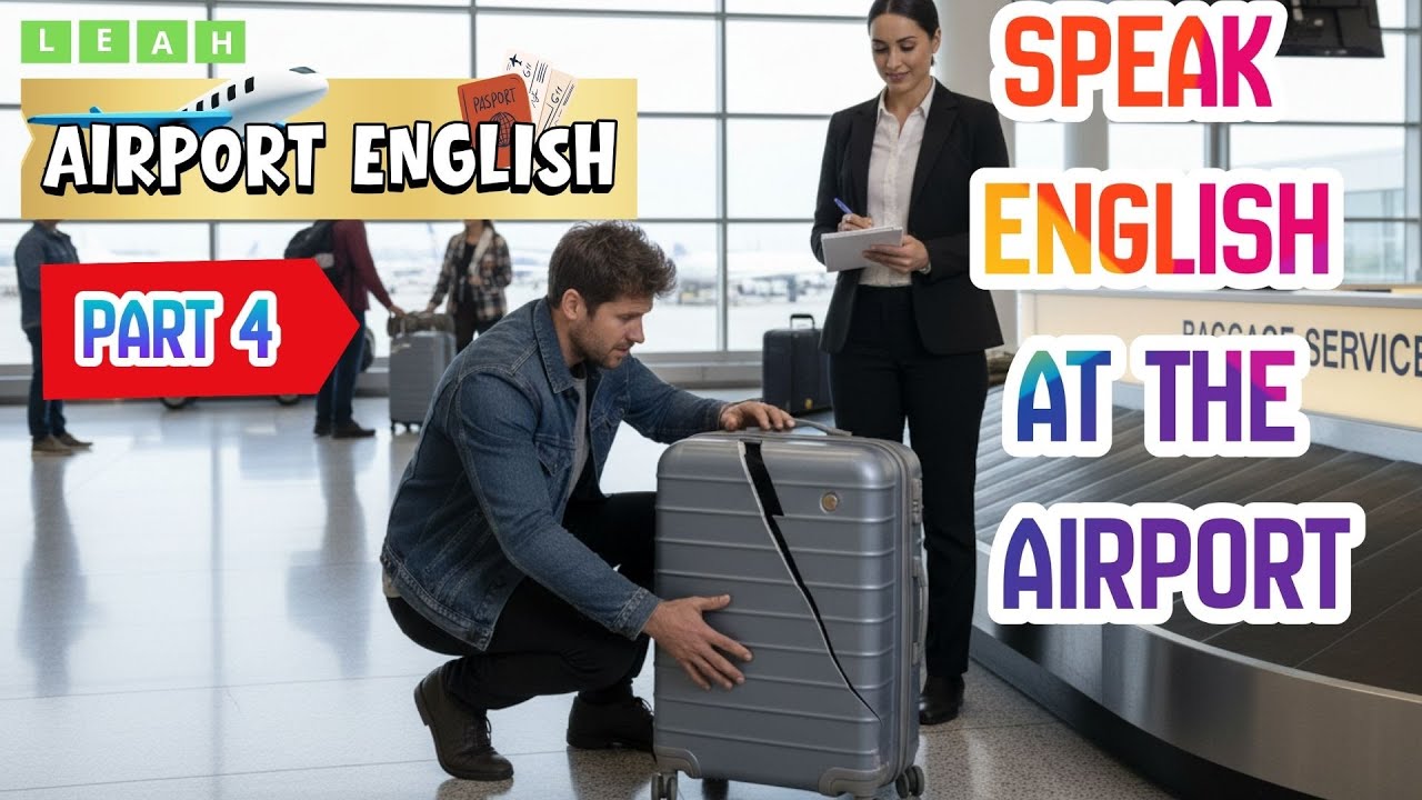 4 Essential Conversations At Airport Practice English speaking Part 4