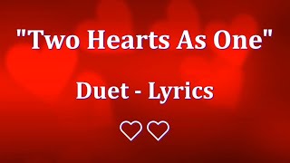Two Hearts as One – Romantic Love Ballad | Lyrics Video