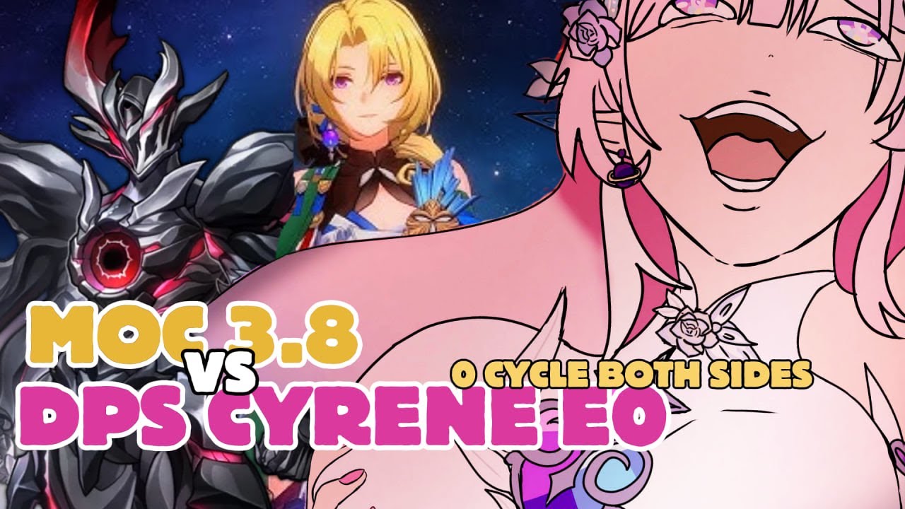 MOC 3.8 | E0 Cyrene DPS 0-cycle both sides | HSR 3.8