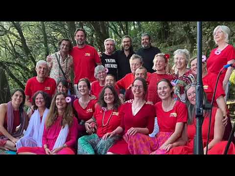 such a beautiful video of cosmic choir italy filmed by Leo, aged 8