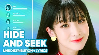 Lovelyz  -  Hide and Seek (Line Distribution + Lyrics Karaoke) PATREON REQUESTED screenshot 1