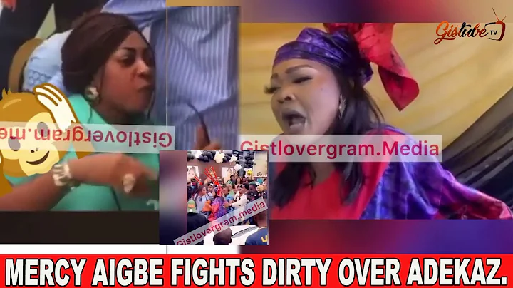 BREAKING! Mercy aigbe f!ghts Dirty over adekaz at a party in Lagos as she SCATTERS everywhere.