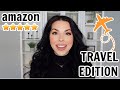 AMAZON TRAVEL MUST HAVES FOR A LONG HAUL FLIGHT (Recommended By A Flight Attendant) ✈️😍