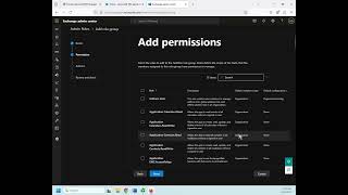 Managing Exchange online permissions