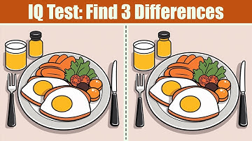 Spot The Difference : IQ Test - Find 3 Differences | Find The Difference #302