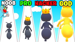 NOOB vs PRO vs HACKER | In Tiny Run 3D | With Oggy And Jack | Rock Indian Gamer |