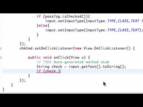 Android Developing Applications Tutorial 28 Comparing Strings with else if