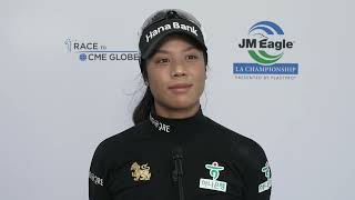 Patty Tavatanakit Saturday Flash Interview 2024 JM Eagle LA Championship © LPGA Tour