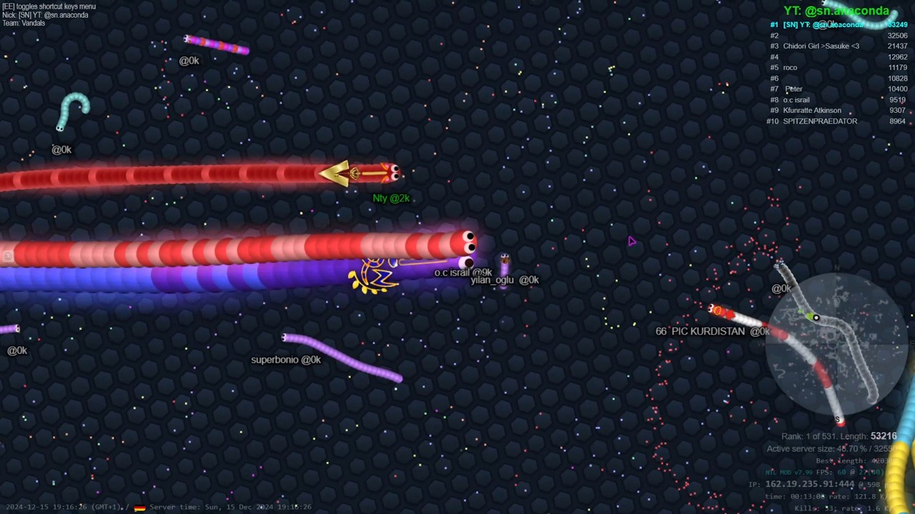 100K+ Score In Slither.io 😯🔥 | slither.io :)