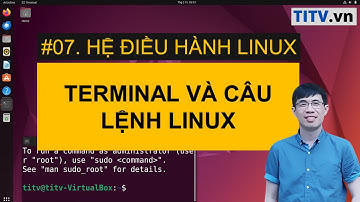 LPI - Tự học Linux Bài 07 - Cách sử dụng Terminal và cú pháp câu lệnh trong Linux
