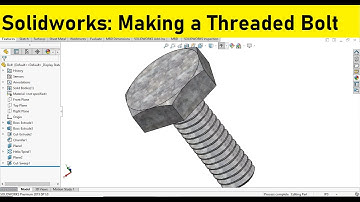 Solidworks advanced tutorial 127 | How to make bolt?