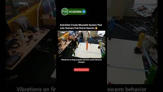 Humans Can Now Control Drone Swarms By Touch 🤯 #robotics #technology