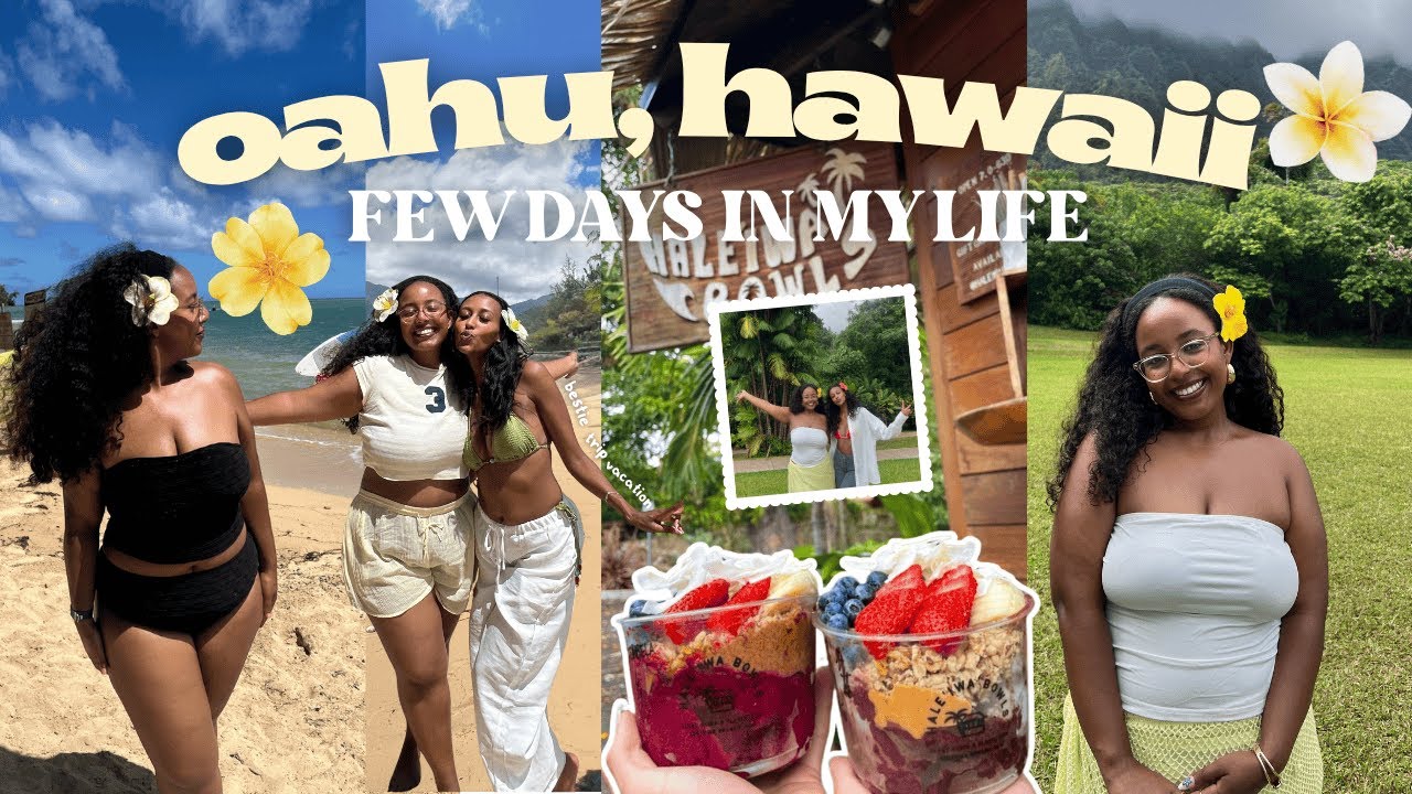 Видеоблог о путешествиях по Гавайям 🌺🌴 | исследуем Северный берег, ранчо коалоа, Гонолулу и чаши ...