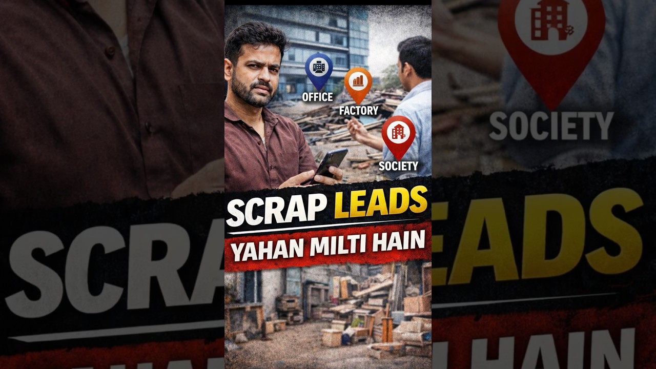 SCRAP BUSINESS KE LIYE REAL LEADS KAISE KHOJE |