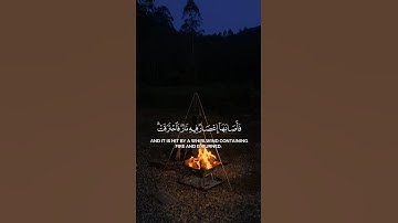 ﴿فأصابها إعصار فيه نار فاحترقت ﴾🌪️🔥 | تلاوة خاشعة من سورة البقرة بصوت محمد اللحيدان 🎧✨