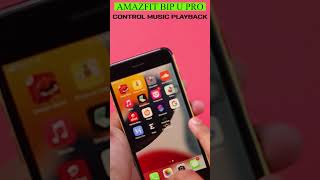 Amazfit Bip U Pro Control Music Playback